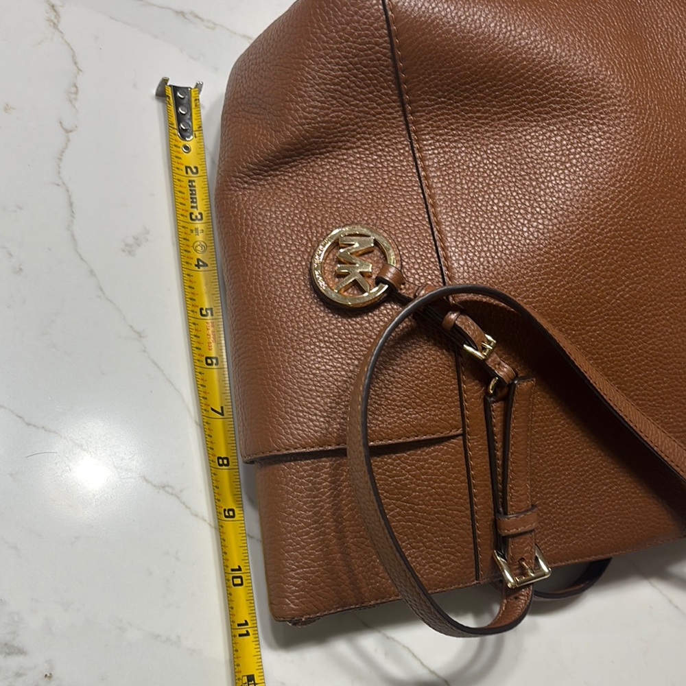 Michael Kors Brown Saffiano Leather Tote - Picture 9 of 17